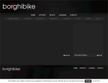 Tablet Screenshot of borghibike.com